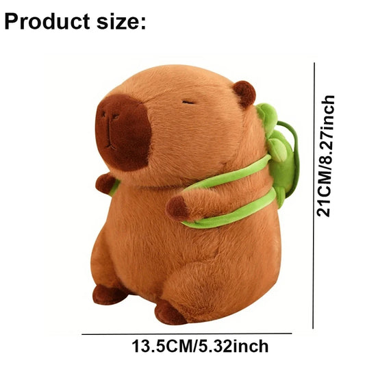Cute Turtle Backpack Capybara Plush Toy Stuffed Animals Soft Doll Kids Toys Birthday Gift Backpack Bear Toy Lucky Gift